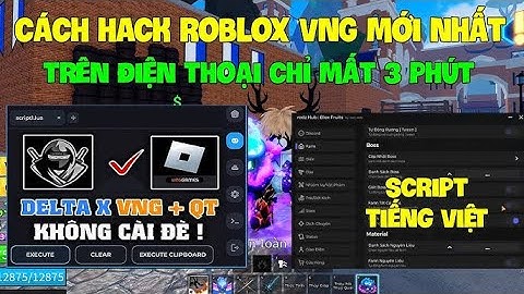 Cách Hack Roblox VNG Blox Fruit Trên Đt, Ios Và Pc - Delta x VNG v2.700 Không Cài Đè Và Script Xịn