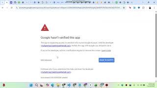 Demo video for Google cloud console for App Verification