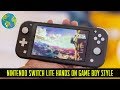 Nintendo Switch Lite hands on Game Boy Style