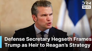 Hegseth Defends Trump’s Foreign Policy Approach in Keynote Speech | DRM News | AC1F