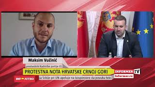 INFO JUTRO - Crnogorski vlastodršci primaju pare sa Zapada da ponižavaju Srbiju