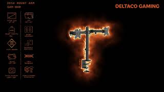 Deltaco Gaming Dual Monitor Desk Mount