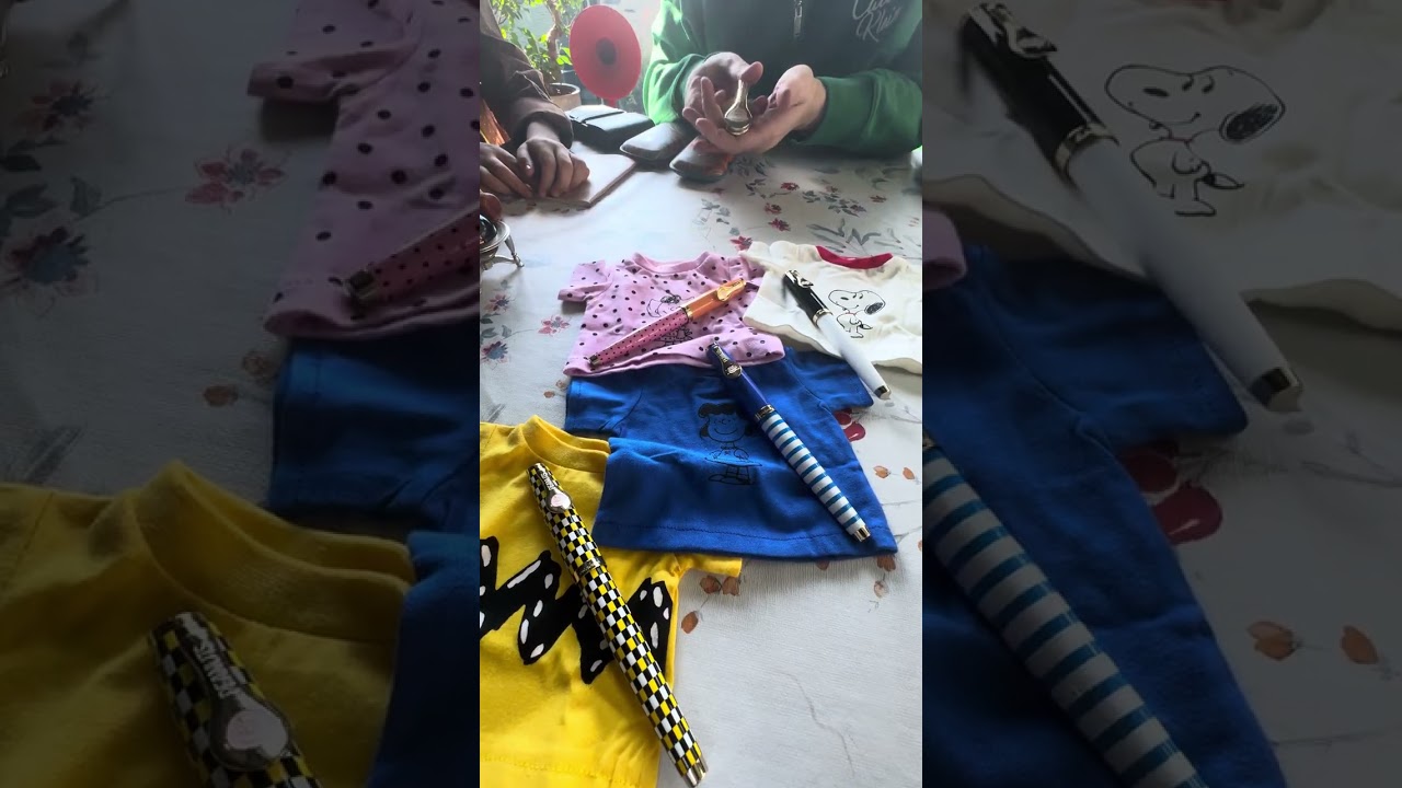 Esterbrook Peanuts dolma kalem serisi, Mert'le pazar keyfi.