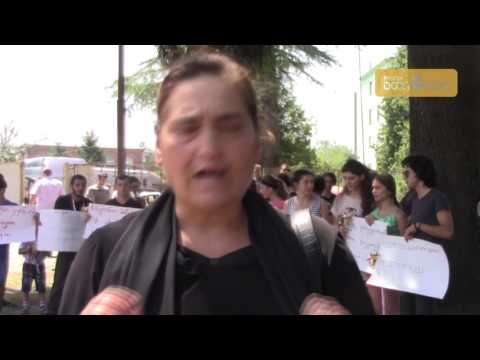 \"დემნა ყალიჩავა - ბავშვების მეგობარი\"- ჩხოროწყუში საპროტესტო აქცია მიმდინარეობს