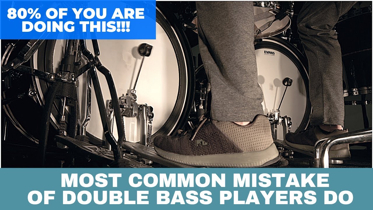 MOST COMMON MISTAKE OF DOUBLE BASS PLAYERS DO! - Double Bass Drum Lesson 22  