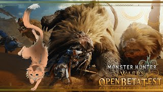 【モンスターハンター ワイルズ】新しい大陸でねこが狩る！　ベータテスト版【ねこなるもの】