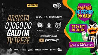 JACUIPENSE X TREZE | AO VIVO E COM IMAGENS | CAMPEONATO BRASILEIRO SÉRIE D | 21/06/2026