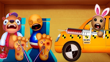 Kick the Buddy vs Despicable Bear Android Gameplay | New Machines Crash Test Car