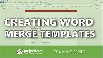 [TRAINING] Creating simple Merge Templates using MS Word