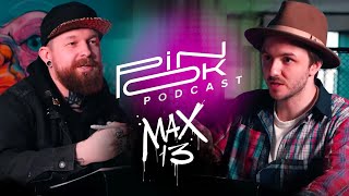 MAX 13. Живопись или Digital? О творчестве, семье, ЛА, музыке и собственном баре. Pinok Podcast #4