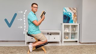 📌 Ergonomic Сomfortable Kneeling Chair DIY + Free SketchUp Plan