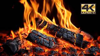 Elegant 4K Fireplace 🔥 Soft Crackling Fire for Deep Focus & Stress Relief screenshot 5
