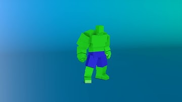 Hulk idle animation