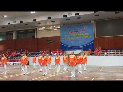 THỂ DỤC BẢY ĐỘNG TÁC TAY KHÔNG Đoàn TDDS TỈNH LONG AN - YouTube