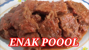 RESEP DAGING SAPI BUMBU MERAH PEDAS ❤