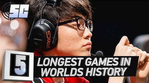 5 Longest Games In Worlds History | LoL eSports