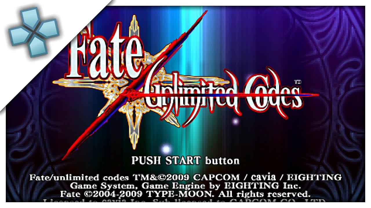 Fate Unlimited Codes Psp Gameplay Ppsspp 1080p Youtube