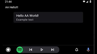 Developing an Android Auto Hello World app screenshot 4