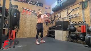 Front Rack Elbow Rotations