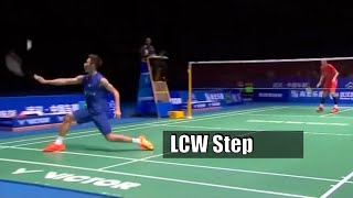 LeeChongWei. you can see his moving is so smooth in this angle.