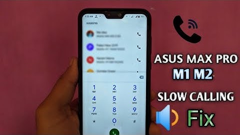Asus Zenfone Max Pro M1 & M2  | Slow Calling Sound Problem Solve  | Slow Mic Sound Problem Fix