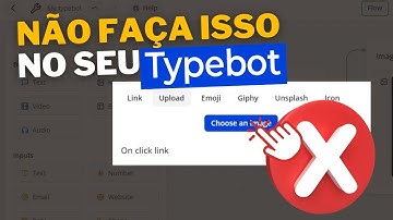 NAO SUBA ARQUIVOS NO SEU TYPEBOT
