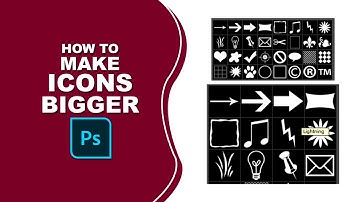 How to make Photoshop cs6 icons bigger