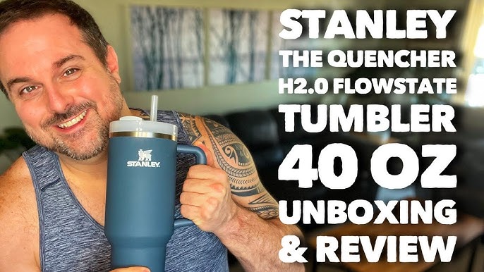 Stanley 40 oz. Quencher H2.0 FlowState Tumbler, Pink Dusk