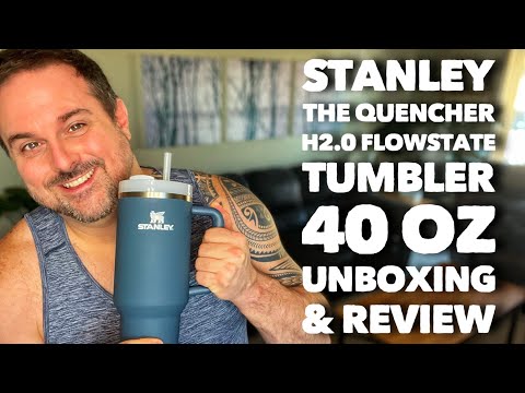 Stanley Adventure Quencher Travel Tumbler 40oz Unboxing and Review