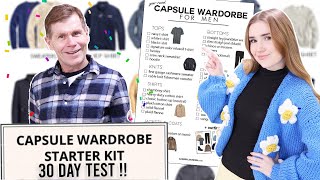 Surprising My Dad w/ Capsule Wardrobe + 30 Day Wear Test !!