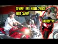 SEMUA ORANG TERKEJUT?? GEMBEL BELI NINJA 250 CC 50JUTA CASH!!