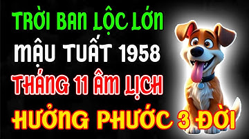 Mậu Tuất 1958: Tháng 11 Âm Lịch Bùng Nổ Đại Vận Đỏ: Trời Mở Kho Lộc, Càng Về Cuối Năm Càng Giàu!
