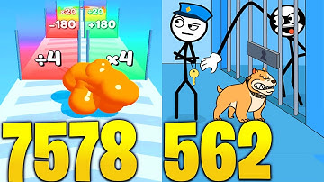 Tall man run VS Thief Puzzle - All Levels SpeedRun Gameplay