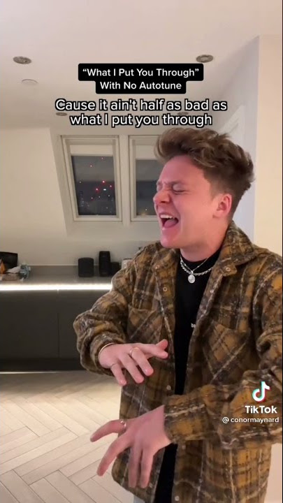Conor Maynard - What I Put You Through - With No Autotune #shorts #trendingshorts