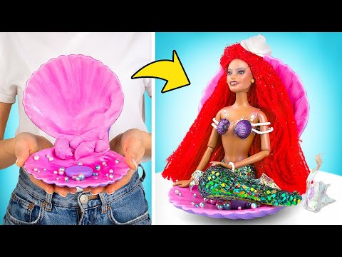 Doll Transformation Into The Little Mermaid
