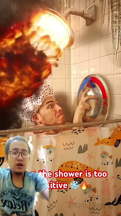 COLD WATER IS TOO COLD!? HOT WATER IS TOO HOT😱😳#shorts#funny#masukberanda#water#viral#subscribe#fyp