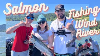 FISHING FOR SALMON AT WIND RIVER