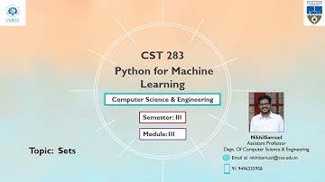 KTU CS283 Python for Machine Learning