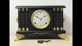 Antique Sessions Coil Chime Mantel Clock | Item# 1813  - Adelaide Clocks
