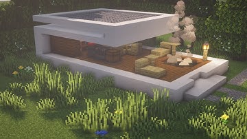 Minecraft Tutorial | How to Build a Modern Beach House