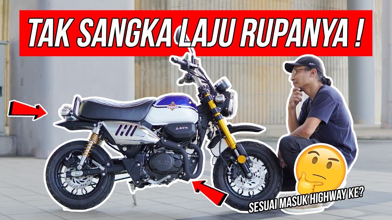 REVIEW FUNBIKE TERLAJU AKU PERNAH BAWAK | TOP SPEED TEST | AVETA MARVEL 150 | TEST RIDE REVIEW