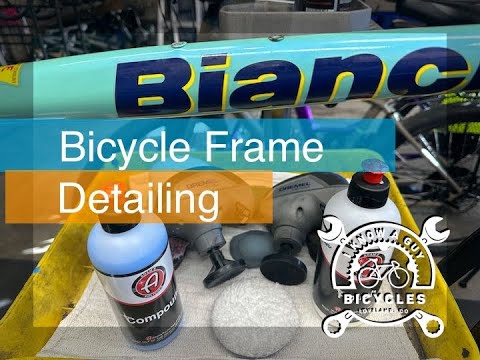 How to get your Bicycle Frame to POP! Bianchi Frame Detailing w/ Adam’s Polishes