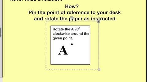 G 025 Transformations and Symmetry