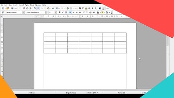 Open Office Part 4 - In hindi Learn Tabel Menu in Text File
