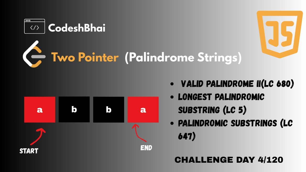 Cracking Palindromic Substrings with Two Pointers | LeetCode Challenge ...