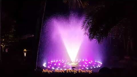 Video nhạc nước mini cho sân vườn