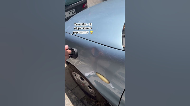 Temu’dan araba göçük düzeltici aldık 😂 #temu #alışveriş #araba #otomobil #tamir
