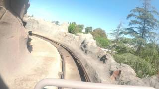 4K 2017 Matterhorn Bobsleds - Tomorrowland Side 60Fps Disneyland Park