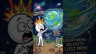 What If Earth Stopped Spinning for 5 Seconds?##cartoonvideo#animation#shorts#viral