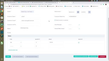 Django Backend (list, add, edit views) with pdf and geolocation